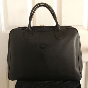 Longchamp Brief Case Leather